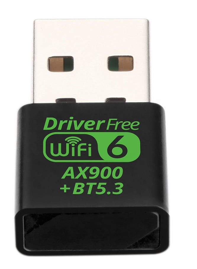 VIUAUAX Bluetooth Wireless USB WiFi Adapter, Mini WiFi 6 USB Adapter Dual Band 5GHz 600Mbps + 2.4GHz 286Mbps,USB Wireless Adapter for Desktop PC Laptop,Support Windows 11/10/7  - Image 2