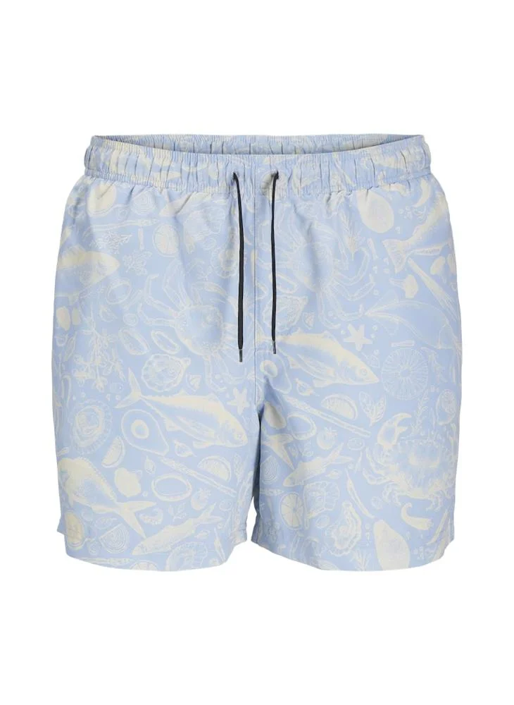 ج ج ريبل Jrebhawaii Swim Print Short