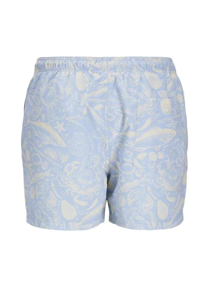 ج ج ريبل Jrebhawaii Swim Print Short
