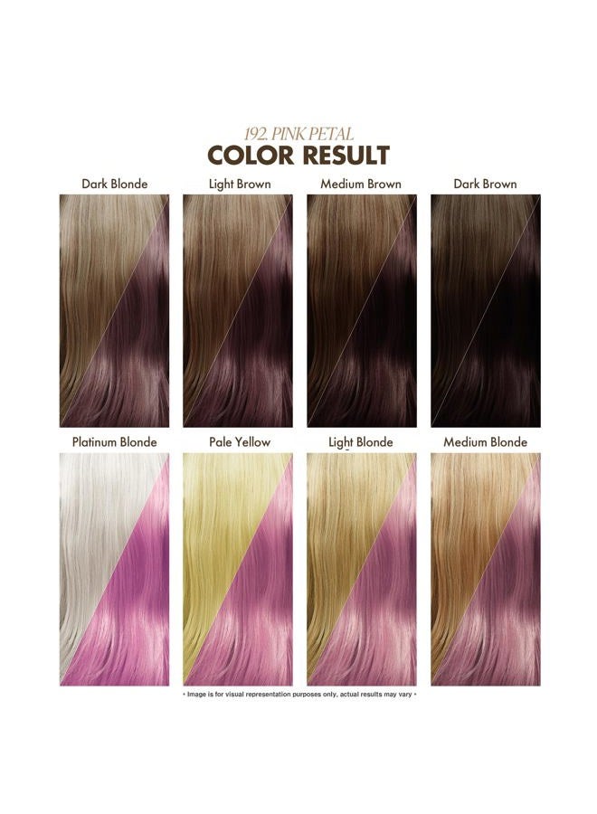 Adore لون شعر شبه دائم - صبغة شعر وردية نباتية وخالية من القسوة - 4 أونصة سائلة - 192 بتلة وردية (عبوة من 1) - Image 3