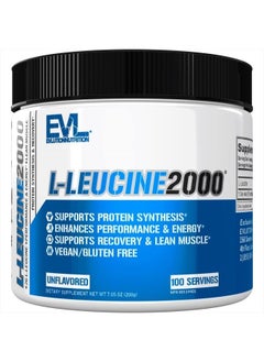 التغذية L-Leucine2000، 2000 ملغ من L-Leucine النقي في كل وجبة، تخليق البروتين، التعافي، نباتي، خالٍ من الجلوتين، مسحوق بدون نكهة (100 وجبة) - pzsku/Z0BB8A2B145291E02D43AZ/45/_/1681532653/c113d282-2dce-498e-abfe-dc8514e293d5