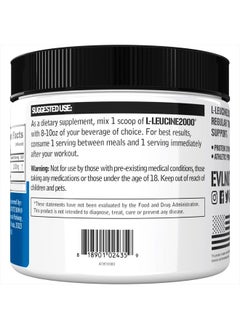 التغذية L-Leucine2000، 2000 ملغ من L-Leucine النقي في كل وجبة، تخليق البروتين، التعافي، نباتي، خالٍ من الجلوتين، مسحوق بدون نكهة (100 وجبة) - pzsku/Z0BB8A2B145291E02D43AZ/45/_/1681532655/9dadc21f-6d29-4122-a90d-a85f02cec78e