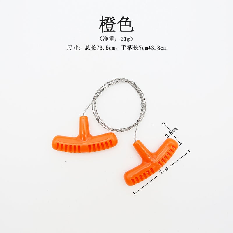 Outdoor Mini Pocket Saw with PP Handle Black - Image 2