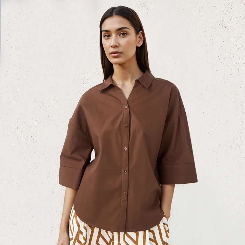 تواكستريمز 2Xtremz Oversized Shirt with 3/4 Sleeves