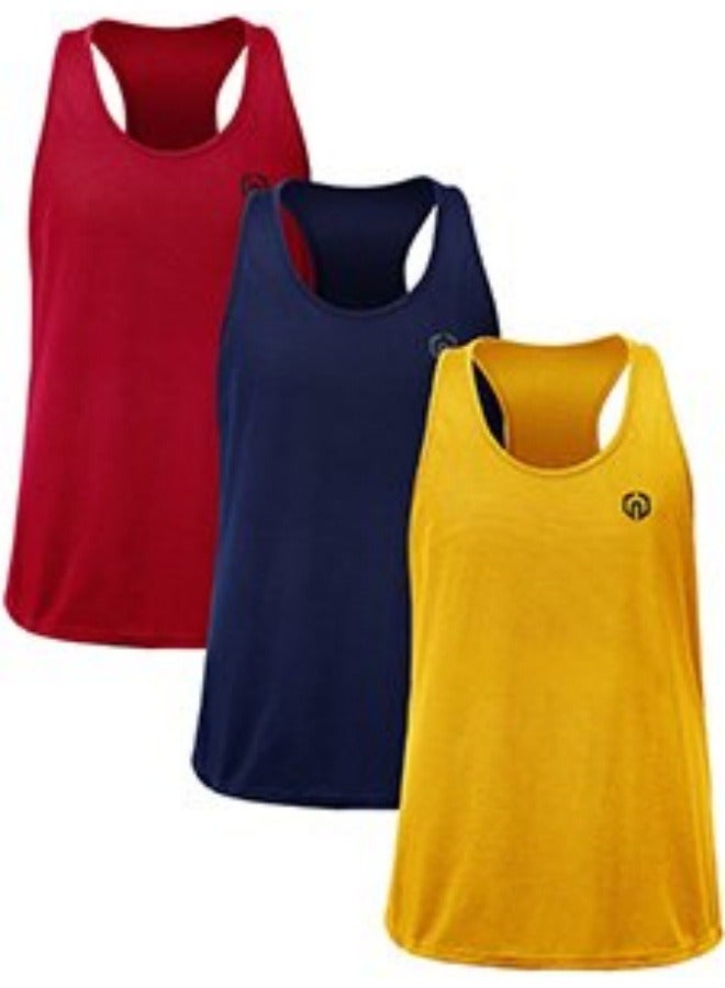 NIBEMINENT Unisex Performance Running Tank Top for Marathon Training, Track & Field, Fitness Workouts - Quick-Dry Breathable Lightweight Sports Shirt with Athletic Cut  - Image 1