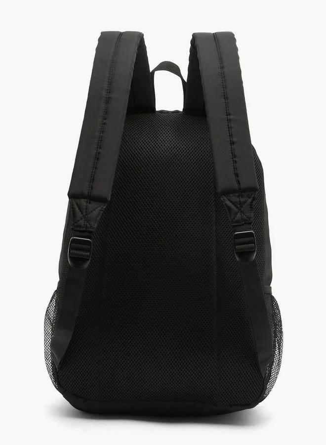 Oaklan By Shoexpress BLACK Solid School Backpack For Kids 13 Years+ With Padded Shoulder Straps - 15x33.5x45 CM  | Best Price UAE