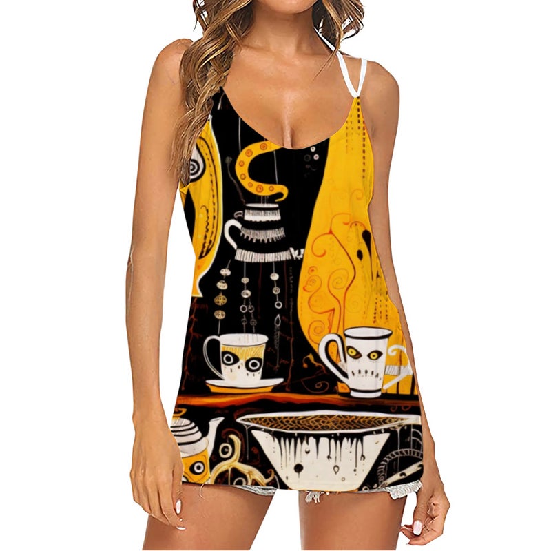 Summer Style New Women'S Sling Sleeveless All-Match Vest T-Shirt 3D Printing - Image 5