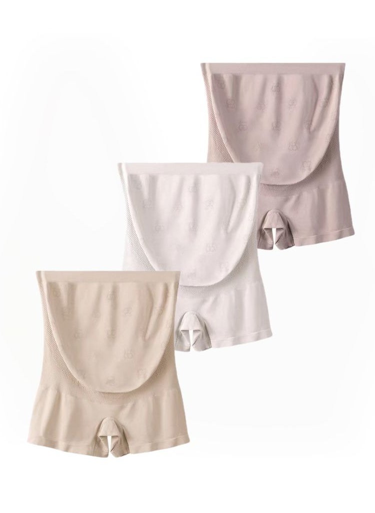 Maternity Panties High Waisted Belly Support Maternity Pants 3-Pack  - Image 1