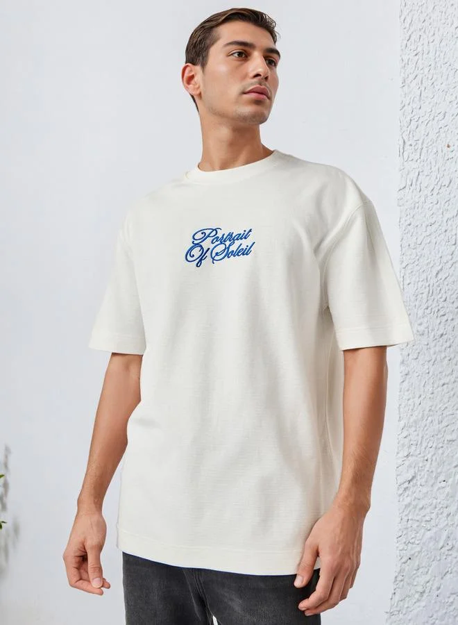 Lee Cooper Lee Cooper Printed Crew Neck T-shirt