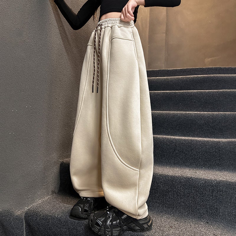 Girls' Sports Pants Children'S Casual Sweatpants Large Children'S Loose All-Match Pants Girls' Long Pants - Image 1