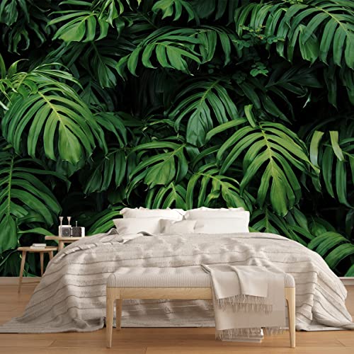 MFWFM Tropical Monstera Wallpaper Banana Leaf Wall Mural Wallpaper for Living Room Bedroom TV Background Wall CoveringNot Peel n Stick - Image 1