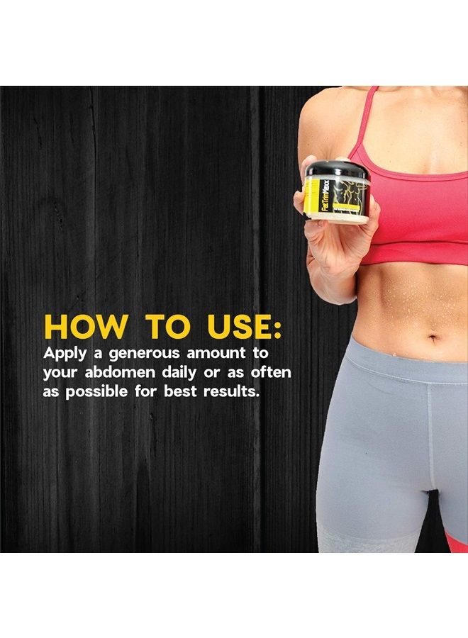 body maxx كريم تعزيز العرق، كريم حراري لشد البطن، كريم ساخن لشد البطن، كريم حرارة البطن المسطح، بلسم تعزيز العرق - Image 4