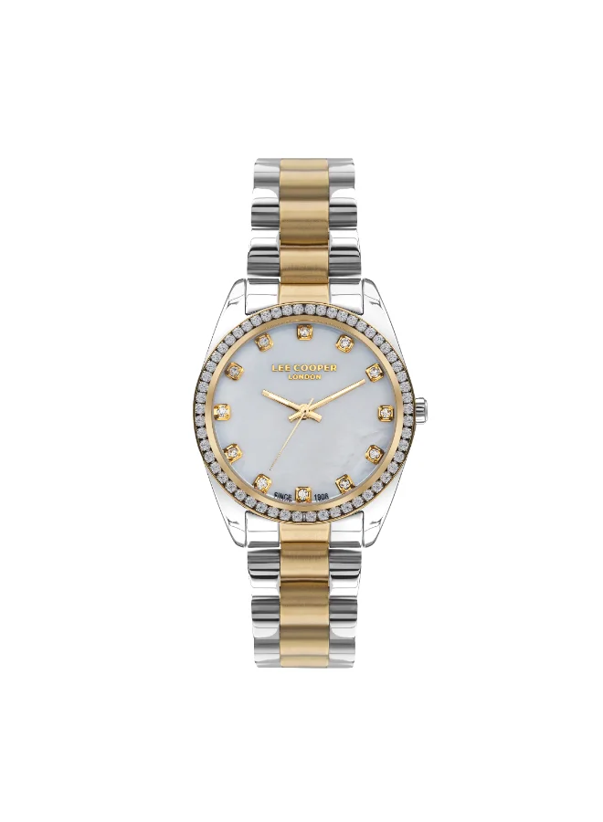 لي كوبر Women's Metal Analog Watch LC07478.220 - 34 mm