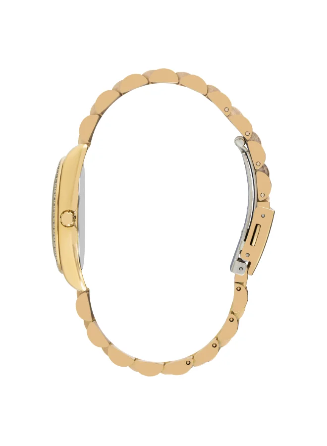 لي كوبر ساعة يد نسائية معدنية بعقارب . -  مم