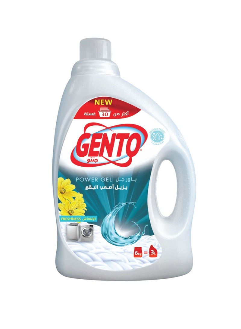 Liquid Laundry Detergent Power Gel Freshness