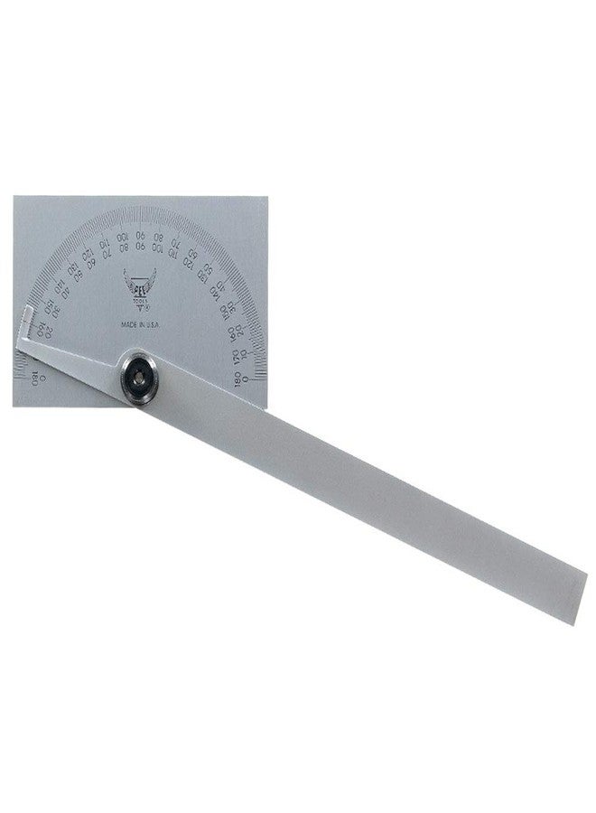 PEC 5170 0-180° Rectangle Protractor w/6" Arm - Image 1