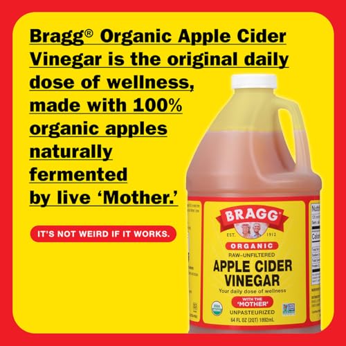 Bragg Organic Apple Cider Vinegar with the Mother - 64 fl oz - Raw and Unfiltered - Image 2