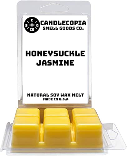 Candlecopia Honeysuckle Jasmine Strongly Scented Hand Poured Vegan Wax Melts, 12 Scented Wax Cubes, 6.4 Ounces in 2 x 6-Packs - Image 5