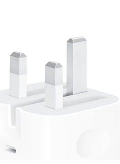 Generic 20W USB-C 3-Pin Power Adapter White  IPhone charger C-type C plug cpatible with new iPhone 14/14Pro/14Pro Max/14 Plus/13Pro Max/13 Pro/13/12/11/XS iPad Mini 6/iPad Pro  - Image 4