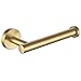 APLusee Toilet Paper Holder Brushed Gold,  SUS304 Stainless Steel Round TP Hanger, Modern Bathroom Lavatory Tissue Roll - Image 2
