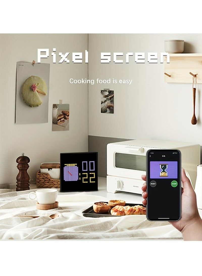 إيفرين شاشة LED بيكسل LED مكونة من 1 قطعة - ابتكر مرئيات ديناميكية مع رسوم متحركة يتحكم بها التطبيق - مثالية لديكور المنزل والفنون وغرف الألعاب والحانات وغيرها - فكرة هدية فريدة لا تُنسى 32X32 - Image 2