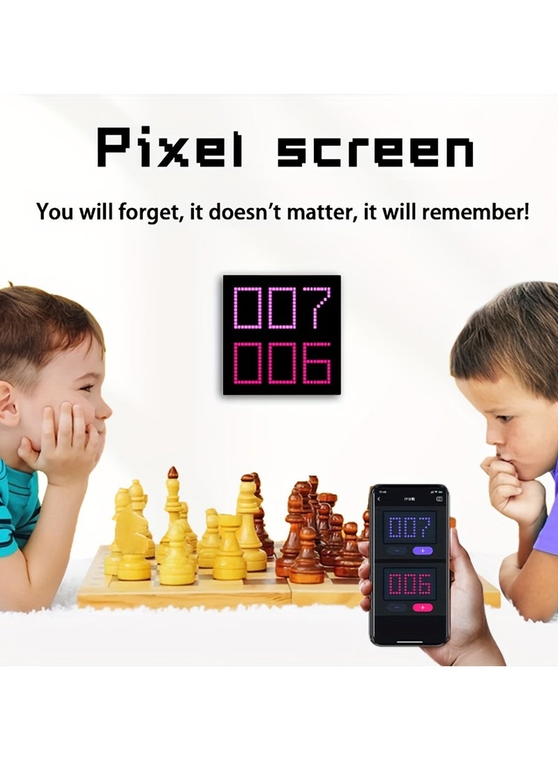 إيفرين شاشة LED بيكسل LED مكونة من 1 قطعة - ابتكر مرئيات ديناميكية مع رسوم متحركة يتحكم بها التطبيق - مثالية لديكور المنزل والفنون وغرف الألعاب والحانات وغيرها - فكرة هدية فريدة لا تُنسى 32X32 - Image 5