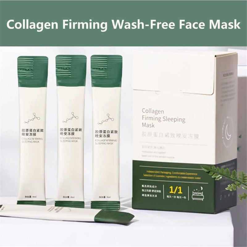 ويوبلز كريم الكولاجين لتفتيح البشرة، قناع شد البشرة، قناع مرطب ومضاد للشيخوخة للوجه، لا يحتاج إلى غسل (3 علب) - Image 3