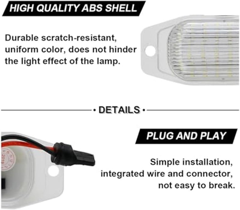 Wivplex License Plate Lights for Lexus LX450 (1996-1998) - Image 3