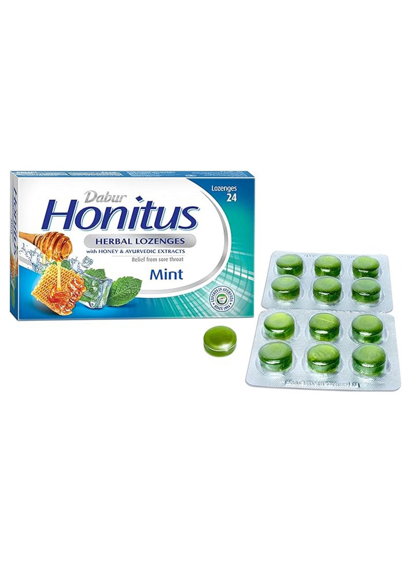 Honitus Herbal Lozenges 24s Effective Relief From Cough, Strep Infection & Sore Throat Pain  Mint Flavor - pzsku/Z0BBA141CD3D5DAAAAE94Z/45/_/1709114040/1e893fb7-870a-4841-bcd0-ddff785c6f9e