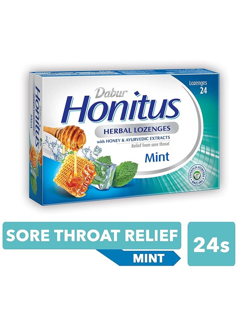 Honitus Herbal Lozenges 24s Effective Relief From Cough, Strep Infection & Sore Throat Pain  Mint Flavor - pzsku/Z0BBA141CD3D5DAAAAE94Z/45/_/1709114041/4d927773-953e-4e6c-8475-dd9a2152567b