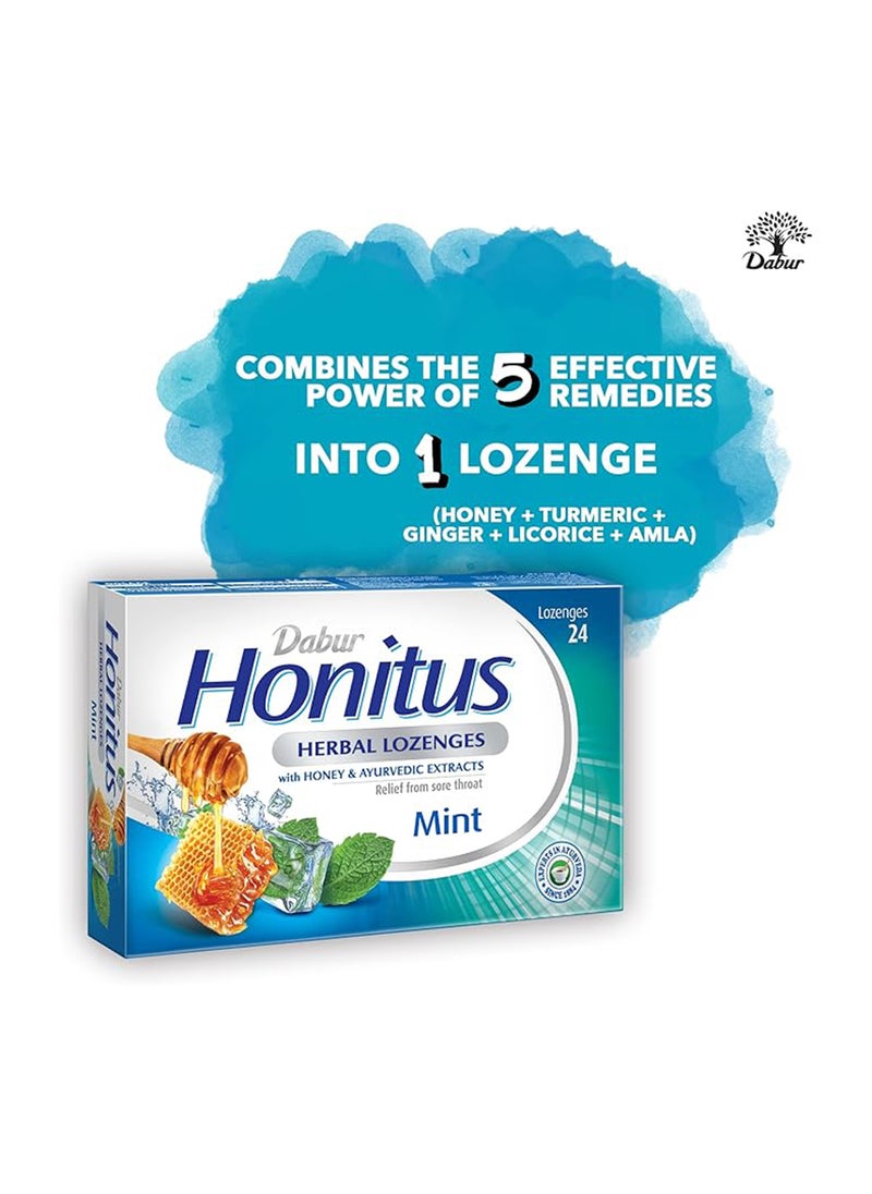 Honitus Herbal Lozenges 24s Effective Relief From Cough, Strep Infection & Sore Throat Pain  Mint Flavor - pzsku/Z0BBA141CD3D5DAAAAE94Z/45/_/1709114042/c0bd7827-949b-467d-90dd-50b68dccb430