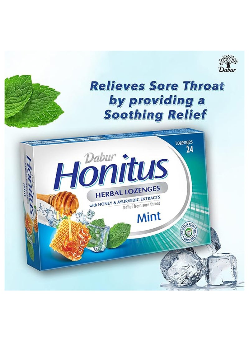 Honitus Herbal Lozenges 24s Effective Relief From Cough, Strep Infection & Sore Throat Pain  Mint Flavor - pzsku/Z0BBA141CD3D5DAAAAE94Z/45/_/1709114045/b20e9a6e-705b-4a11-8d25-5a87164f2fb6