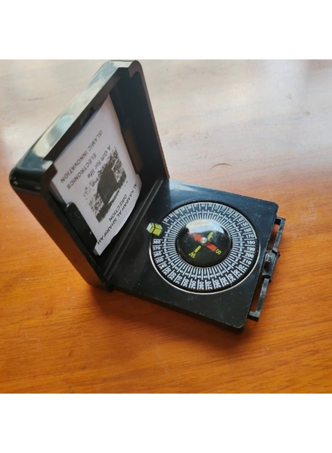 MVAQKLM بوصلة القبلة المحمولة مع صندوق أنيق - أداة دقيقة لتحديد اتجاه الصلاة الإسلامية للمسلمين، مثالية للمنزل والسفر والحج والعمرة - Image 2