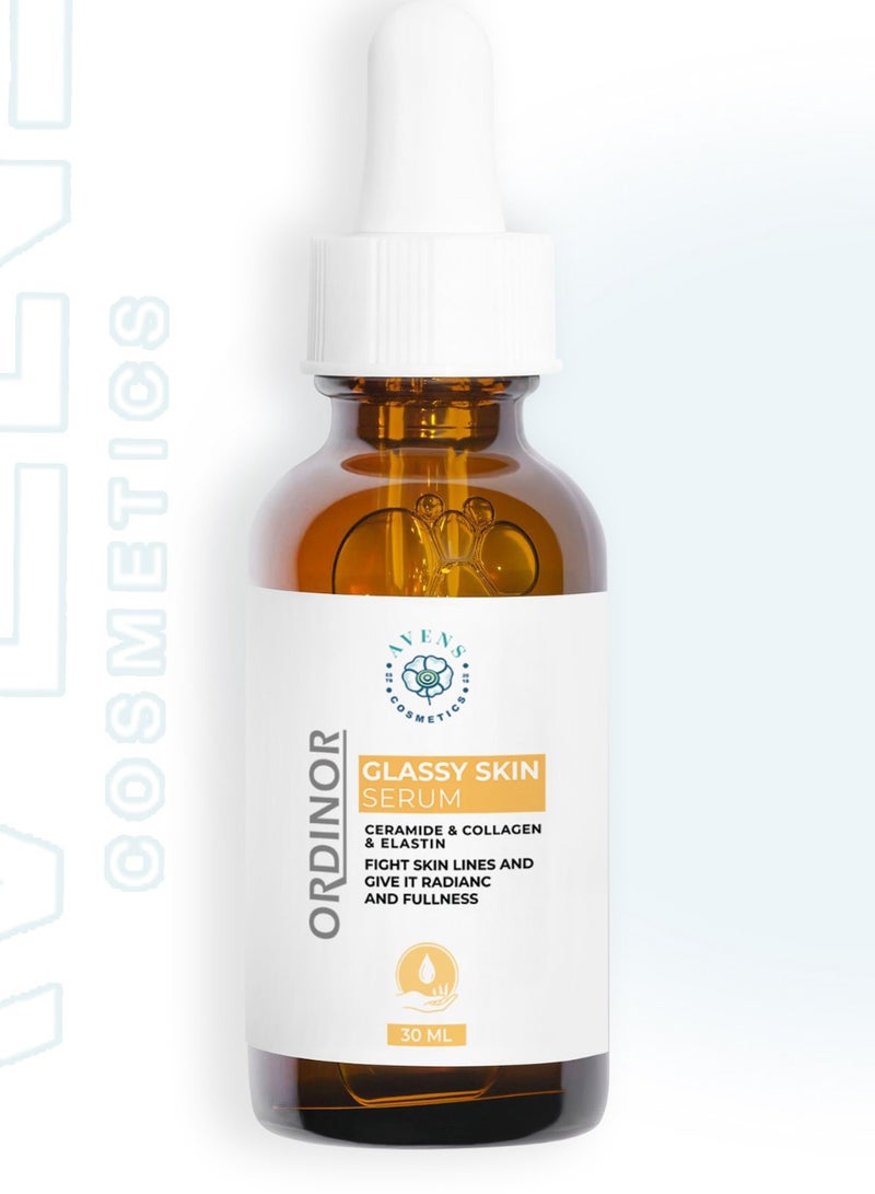 Avens Cosmetics ORDINOR GLASSY SKIN SERUM_ best serum for face wrinkles 30 ml - Image 1