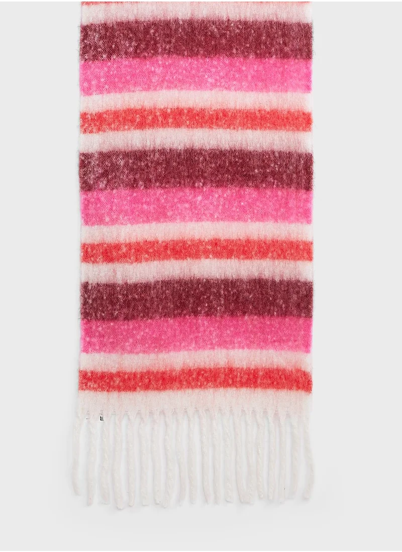 ONLY Onlvilma Striped Scarf