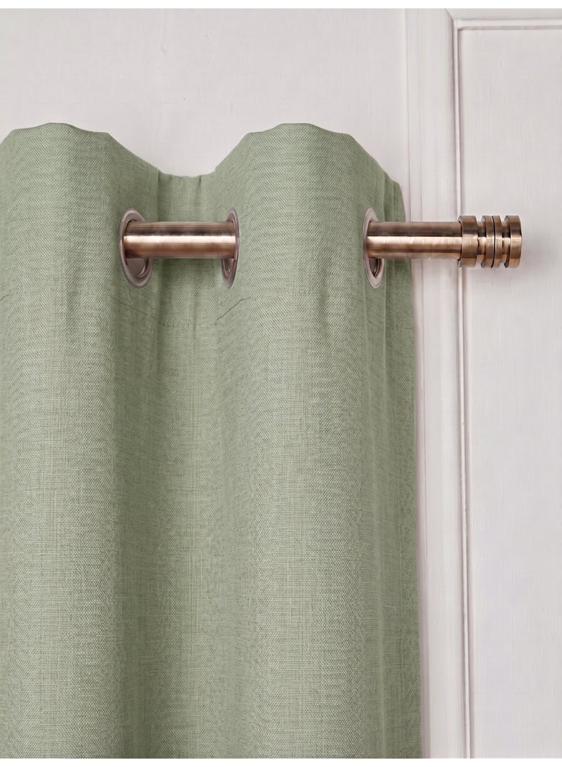 Amali Regal Dimout curtains with 16 Grommets in 2 panels Size (W132 x L 274cm) for living room Decor or bedroom window noise reduction and light blocking - Image 3