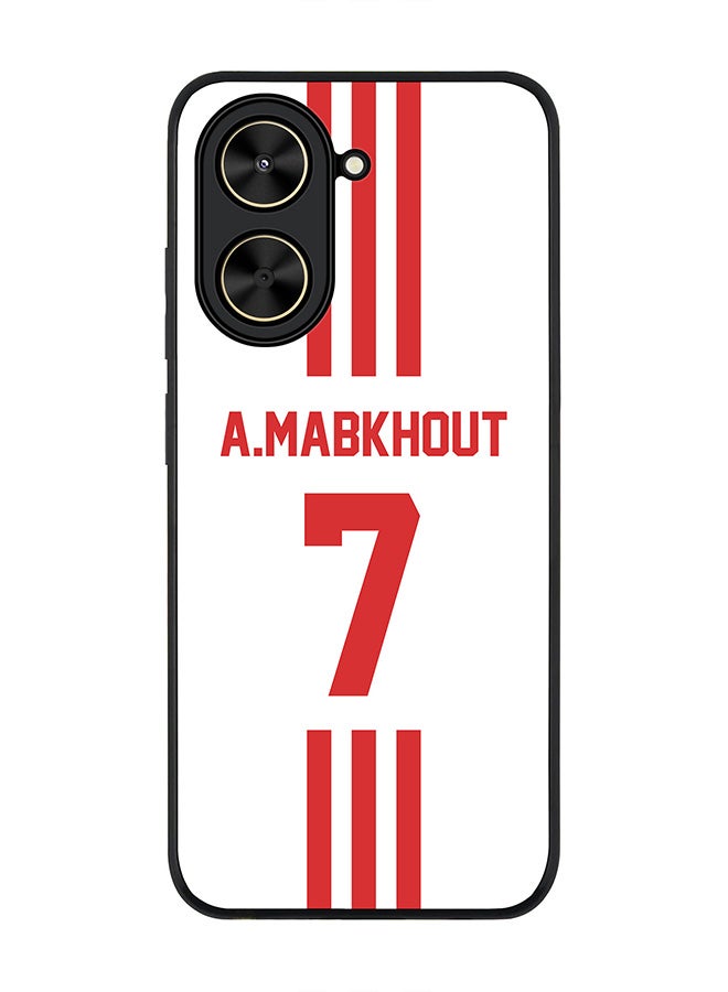 Stylizedd For Xiaomi Poco C71 / Redmi A5 4G Case,Slim fit Camera Protection, Shockproof Thin Phone cover  - Football - UAE,  A.Mabkhout