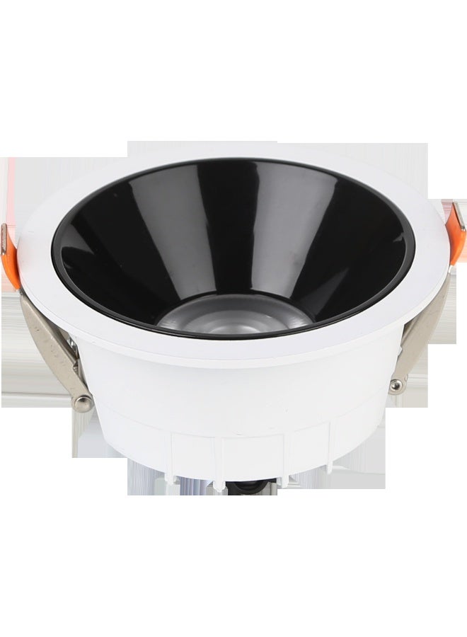 Hummer Downlight buried searchlight, lighting color is white, black body 10 cm, anti-glare. - Image 3