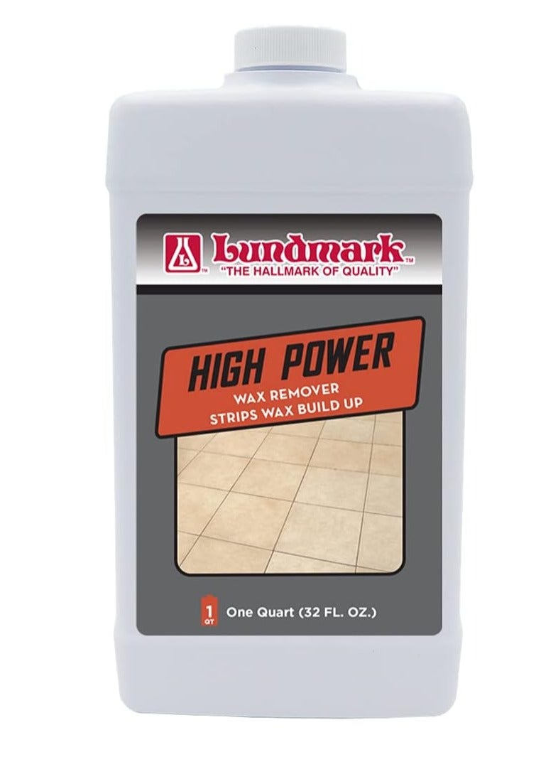 LUNDMARK High Power Wax Remover, Commercial Strength Floor Wax Stripper
