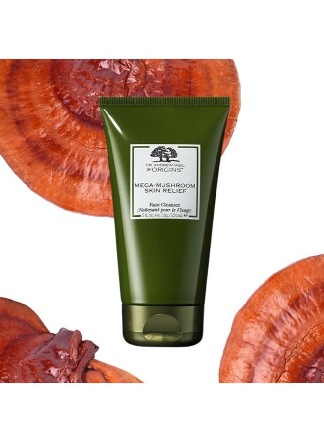 Origins Mega-Mushroom Skin Relief Face Cleanser 150ml - Image 4