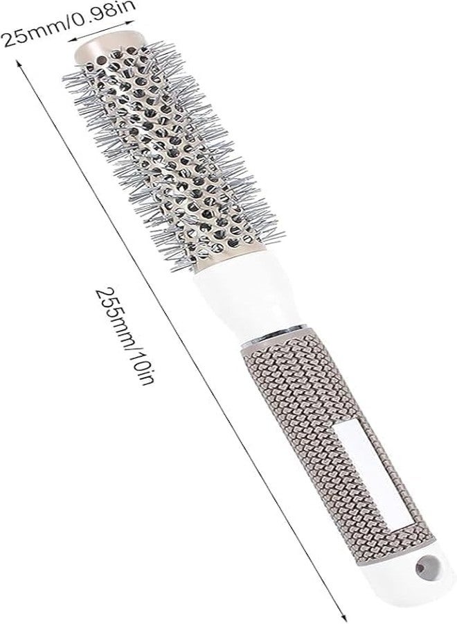 SKINPLUS Round Hair Brush For Adding Curls, Volume & Waves In Hairs Men and Women All Hair Types (Size 1.25) - Image 3
