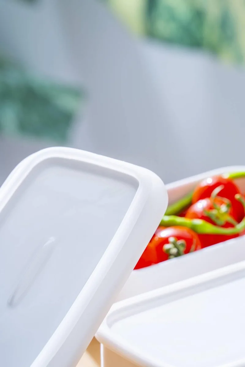 أكار Nora 2 Piece Vacuum Rectangular Porcelain Breakfast Bowl - 18 cm