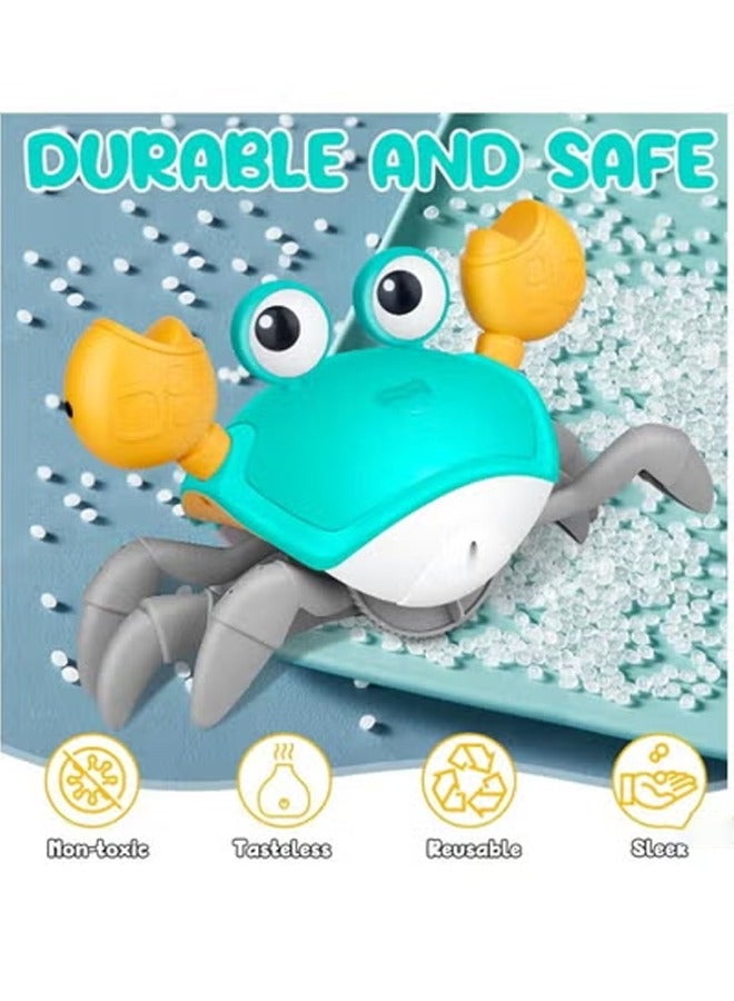 TIGER Crawling Crab Baby Toy – Interactive Musical Tummy Time Toy for Babies Aged 3–12 Months | Moving Toddler Toy with Obstacle Avoidance, Music & Lights | Fun Educational Gift for Baby Boys & Girls - Image 2