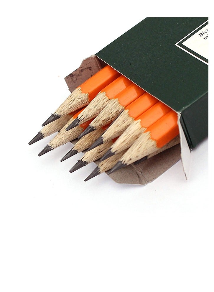 FABER-CASTELL 24-Piece Bonanza HB Pencils Orange Color - Image 3