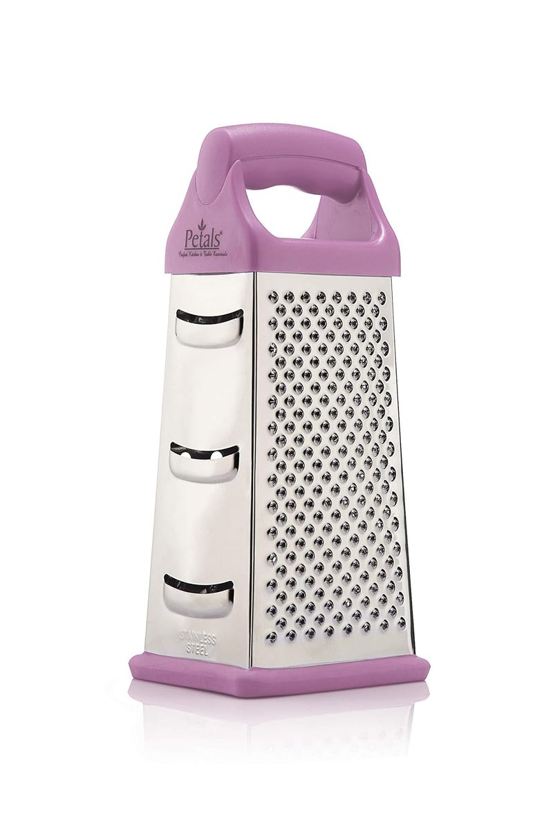 Petals 4Sided Grater Slicer Cheese Multi Grater 21cmColour May Vary - Image 3