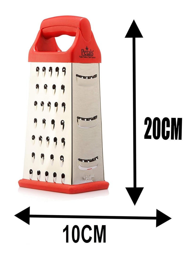 Petals 4Sided Grater Slicer Cheese Multi Grater 21cmColour May Vary - Image 5