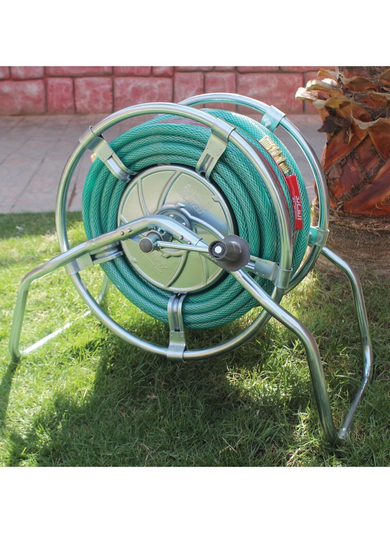 العايد لي ماء مع بكرة العايد 50 متر  3/4 بوصة - Image 2