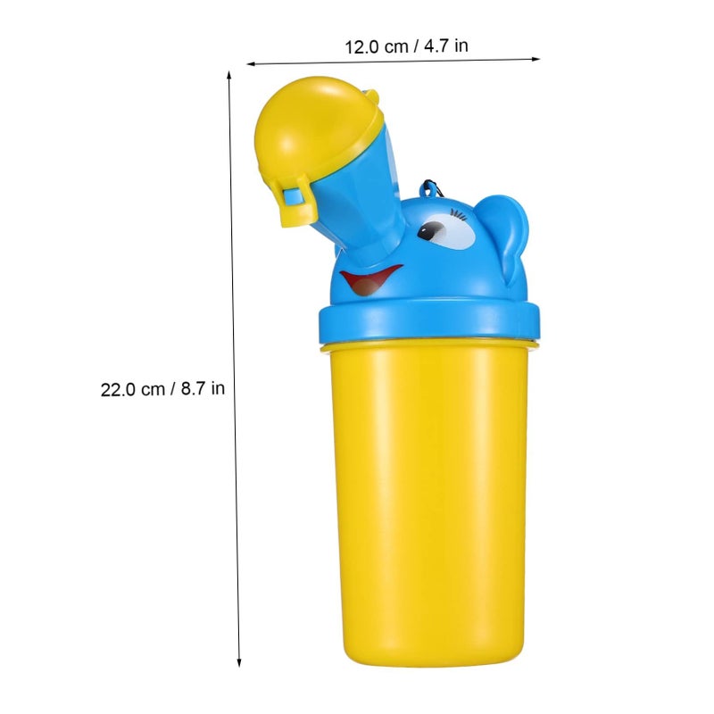 Portable Kids Potty Trainer Travel Urinal For Boys And Girls Outdoor Camping Toilet ABS Material Blue - Image 5