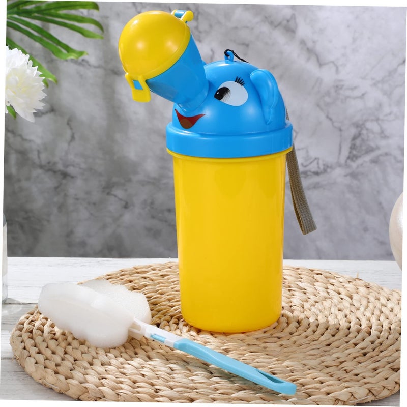 Portable Kids Potty Trainer Travel Urinal For Boys And Girls Outdoor Camping Toilet ABS Material Blue - Image 3
