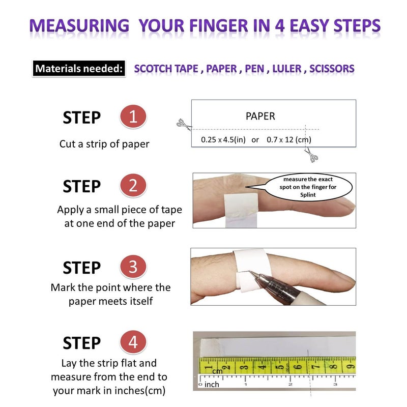 Soft Home 6 Pack Oval Finger Splints Waterproof Finger Splint for Arthritis, Trigger Finger,Mallet Fingers - Trigger Finger splints For Thumb, Index, Middle, Pinky or Ring Finger - Image 3